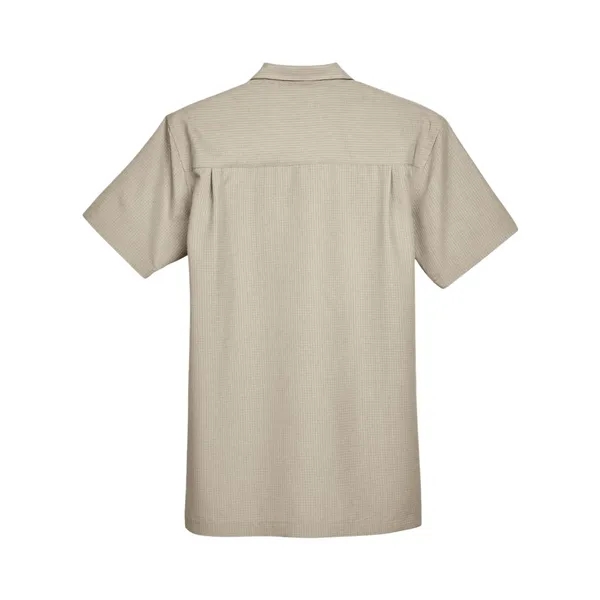 Harriton Barbados Textured Camp Shirt... from ASI 84358 S&S Activewear