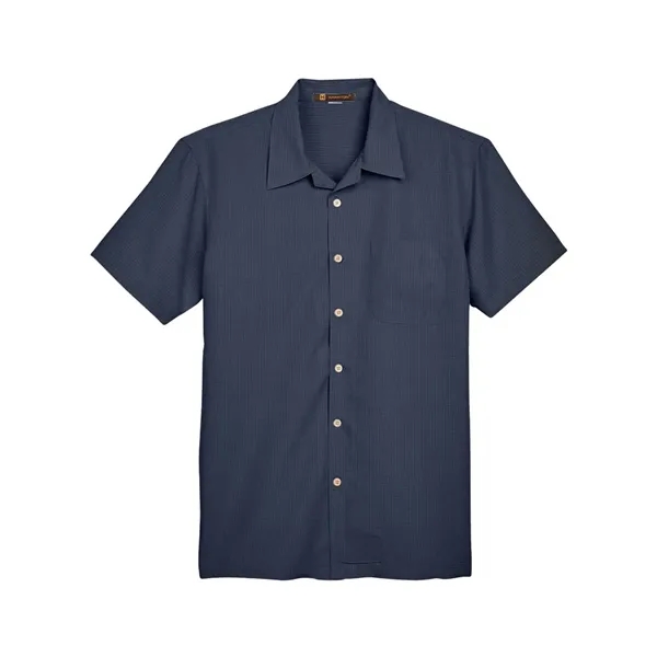 Harriton Barbados Textured Camp Shirt... from ASI 84358 S&S Activewear