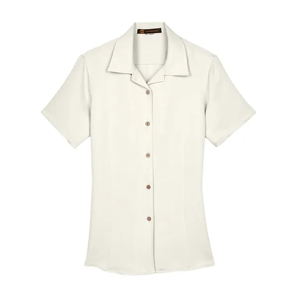Harriton Women's Bahama Cord Camp Shirt... from ASI 84358 S&S Activewear