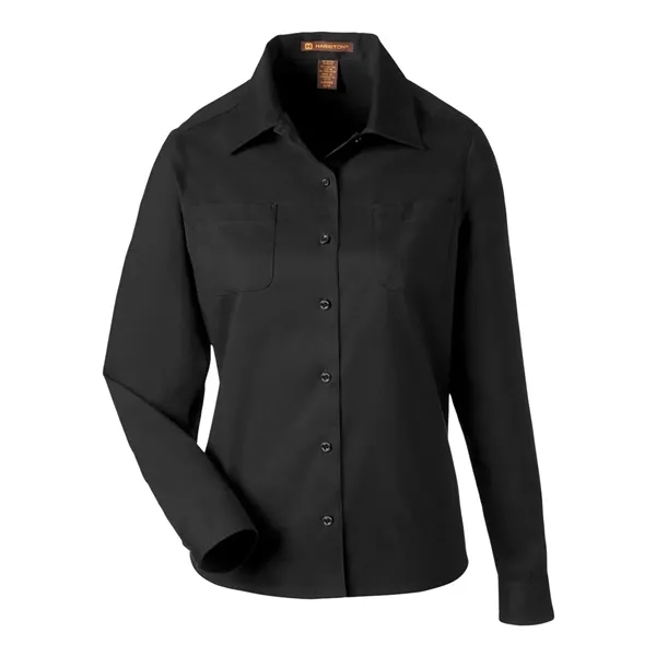 Harriton Women's Advantage IL Long-Sleeve Workshirt... from ASI 84358 S&S Activewear