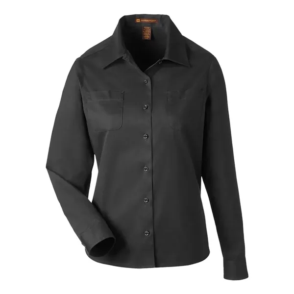 Harriton Women's Advantage IL Long-Sleeve Workshirt... from ASI 84358 S&S Activewear