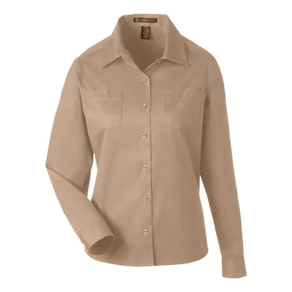 Harriton Women's Advantage IL Long-Sleeve Workshirt... from ASI 84358 S&S Activewear