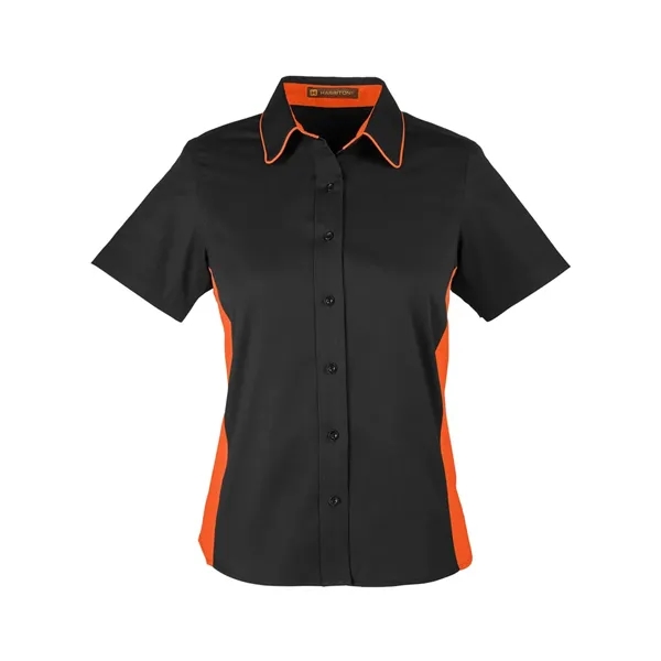 Harriton Women's Flash IL Colorblock Shirt... from ASI 84358 S&S Activewear