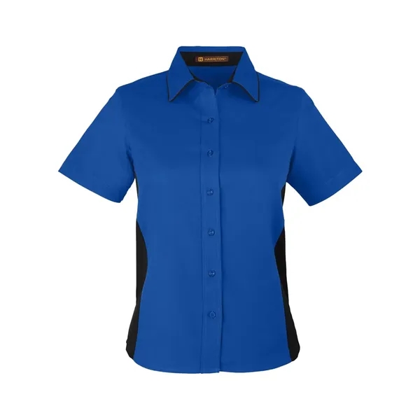 Harriton Women's Flash IL Colorblock Shirt... from ASI 84358 S&S Activewear
