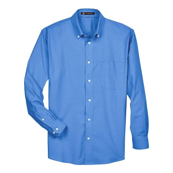 Harriton Long Sleeve Oxford Shirt... from ASI 84358 S&S Activewear