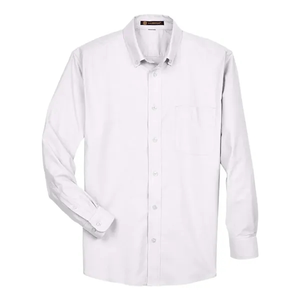 Harriton Long Sleeve Oxford Shirt... from ASI 84358 S&S Activewear