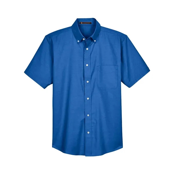 Harriton Oxford Short Sleeve with Stain-Release... from ASI 84358 S&S Activewear