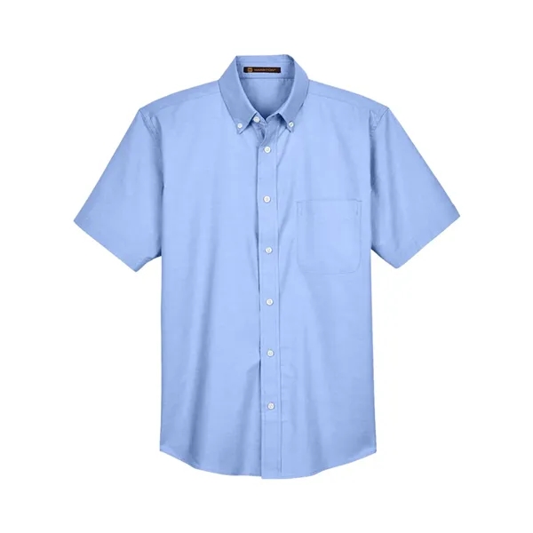 Harriton Oxford Short Sleeve with Stain-Release... from ASI 84358 S&S Activewear
