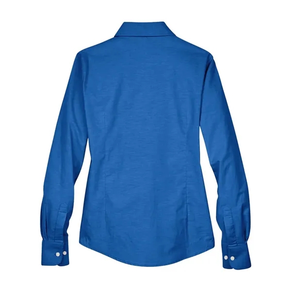 Harriton Women's Long-Sleeve Oxford Shirt... from ASI 84358 S&S Activewear