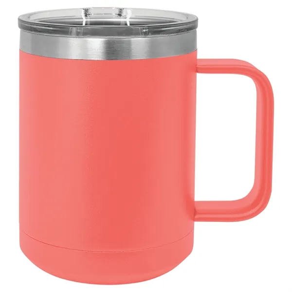 Polar Camel double-wall vacuum insulated stainless steel 15 ounce coffee mug... from ASI 74601 Calico