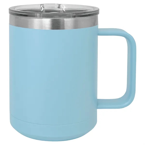 Polar Camel double-wall vacuum insulated stainless steel 15 ounce coffee mug... from ASI 74601 Calico