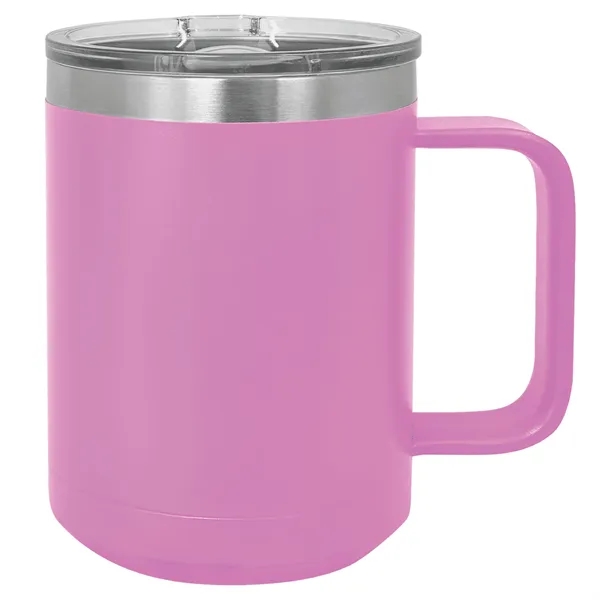 Polar Camel double-wall vacuum insulated stainless steel 15 ounce coffee mug... from ASI 74601 Calico