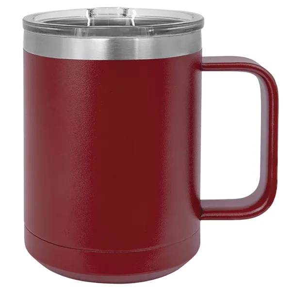 Polar Camel double-wall vacuum insulated stainless steel 15 ounce coffee mug... from ASI 74601 Calico