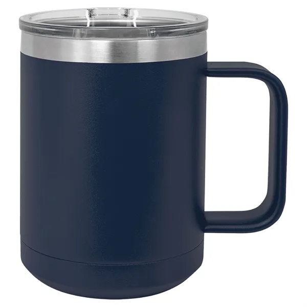 Polar Camel double-wall vacuum insulated stainless steel 15 ounce coffee mug... from ASI 74601 Calico