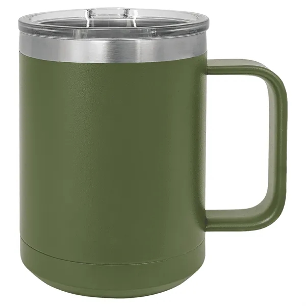 Polar Camel double-wall vacuum insulated stainless steel 15 ounce coffee mug... from ASI 74601 Calico