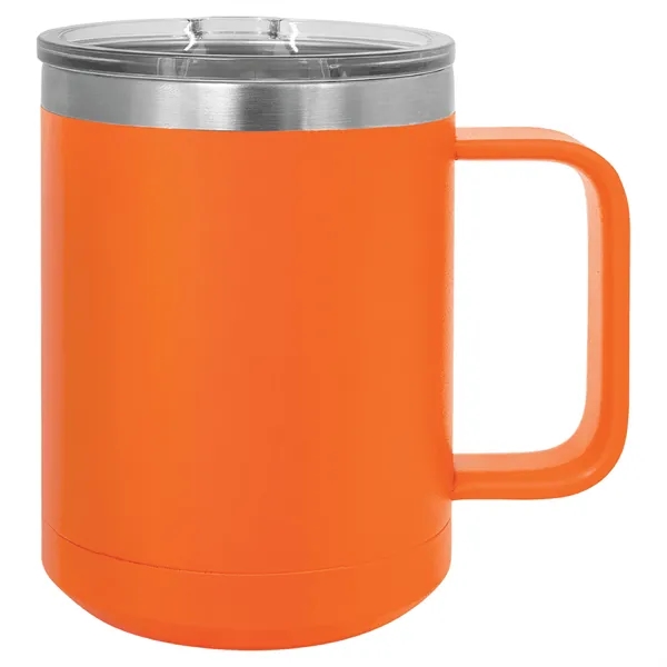 Polar Camel double-wall vacuum insulated stainless steel 15 ounce coffee mug... from ASI 74601 Calico