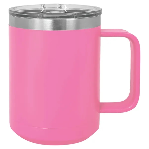Polar Camel double-wall vacuum insulated stainless steel 15 ounce coffee mug... from ASI 74601 Calico