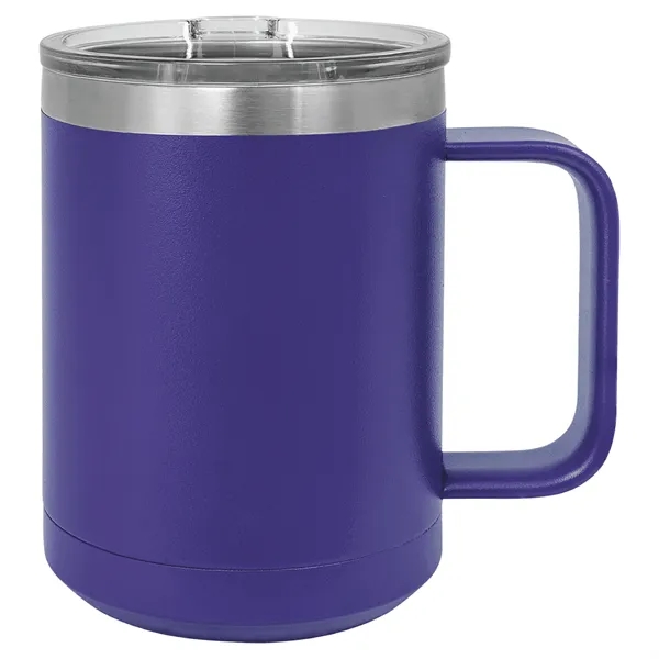 Polar Camel double-wall vacuum insulated stainless steel 15 ounce coffee mug... from ASI 74601 Calico