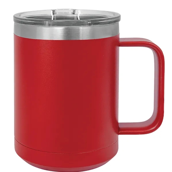 Polar Camel double-wall vacuum insulated stainless steel 15 ounce coffee mug... from ASI 74601 Calico