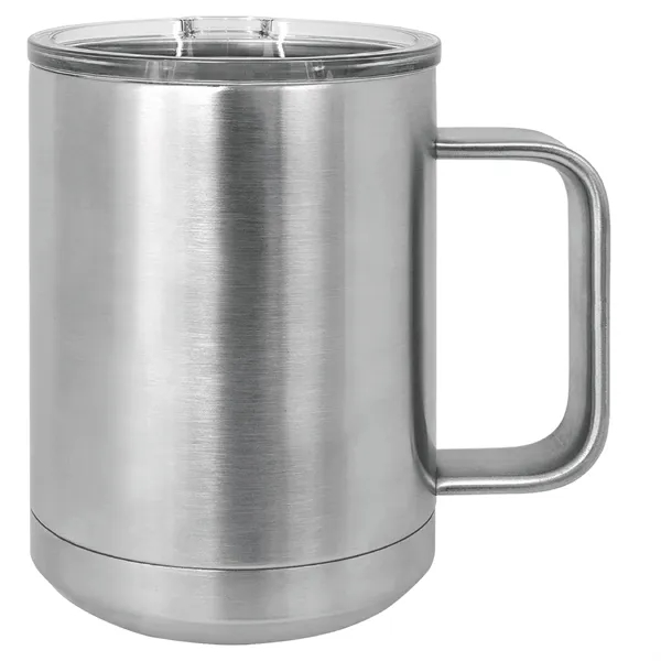 Polar Camel double-wall vacuum insulated stainless steel 15 ounce coffee mug... from ASI 74601 Calico