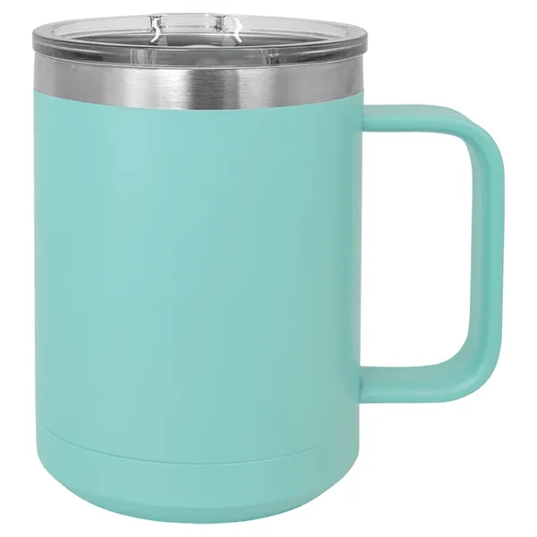 Polar Camel double-wall vacuum insulated stainless steel 15 ounce coffee mug... from ASI 74601 Calico