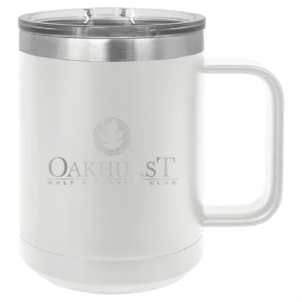 Polar Camel double-wall vacuum insulated stainless steel 15 ounce coffee mug... from ASI 74601 Calico