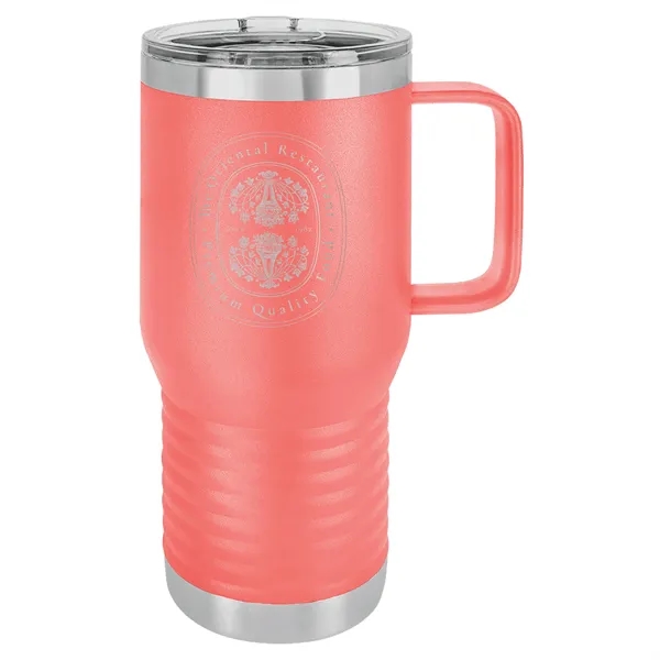 Polar Camel insulated stainless steel 20 ounce travel mug for hot... from ASI 74601 Calico