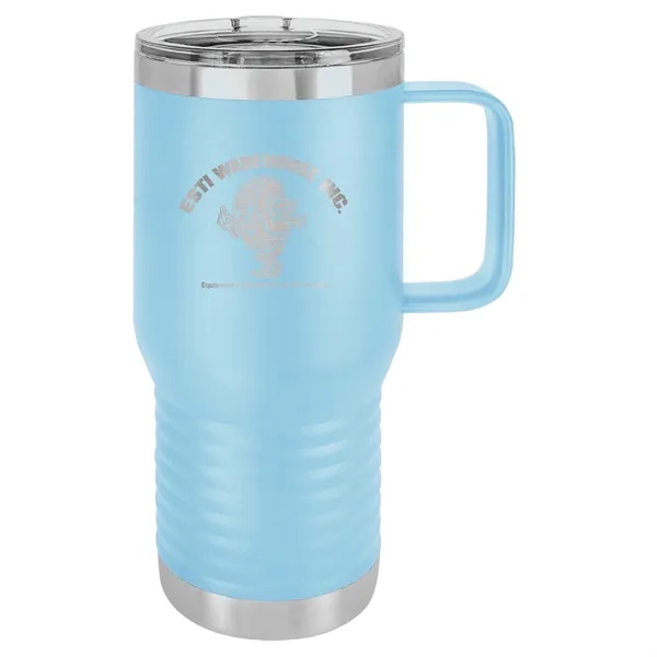 Polar Camel insulated stainless steel 20 ounce travel mug for hot... from ASI 74601 Calico