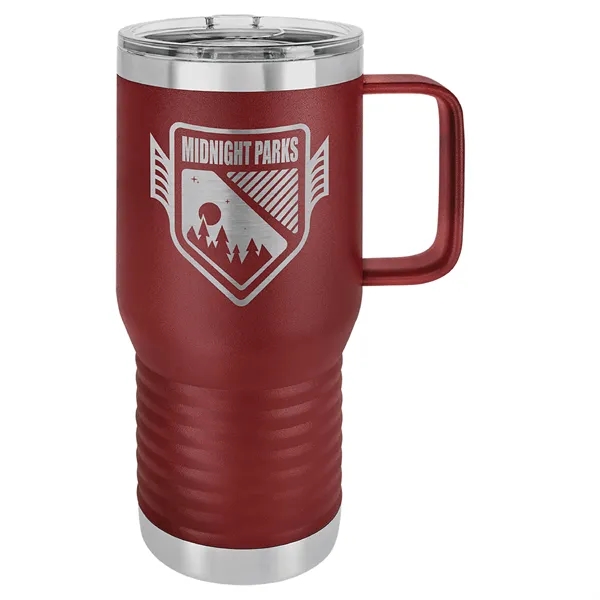 Polar Camel insulated stainless steel 20 ounce travel mug for hot... from ASI 74601 Calico