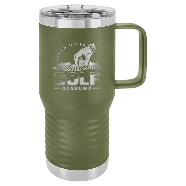 Polar Camel insulated stainless steel 20 ounce travel mug for hot... from ASI 74601 Calico