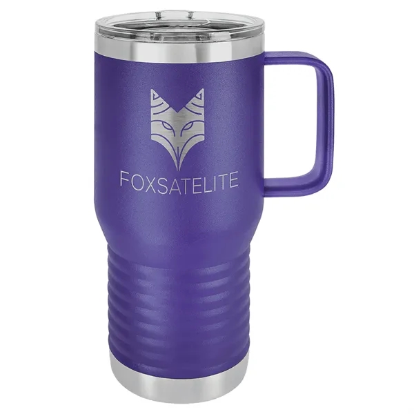 Polar Camel insulated stainless steel 20 ounce travel mug for hot... from ASI 74601 Calico