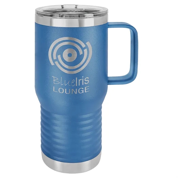 Polar Camel insulated stainless steel 20 ounce travel mug for hot... from ASI 74601 Calico