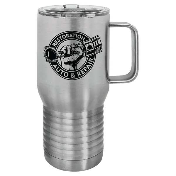 Polar Camel insulated stainless steel 20 ounce travel mug for hot... from ASI 74601 Calico