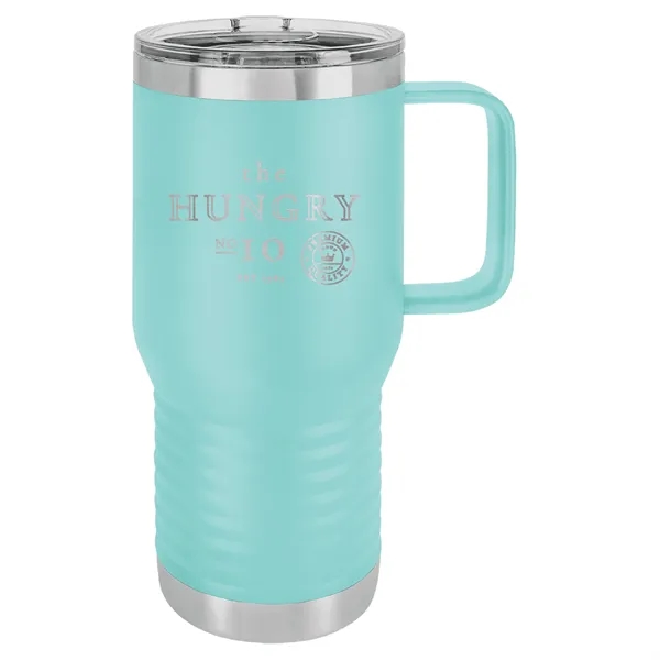 Polar Camel insulated stainless steel 20 ounce travel mug for hot... from ASI 74601 Calico