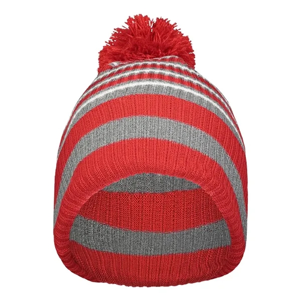 Holloway 8 1/2" Spirit Pom Beanie... from ASI 84358 S&S Activewear