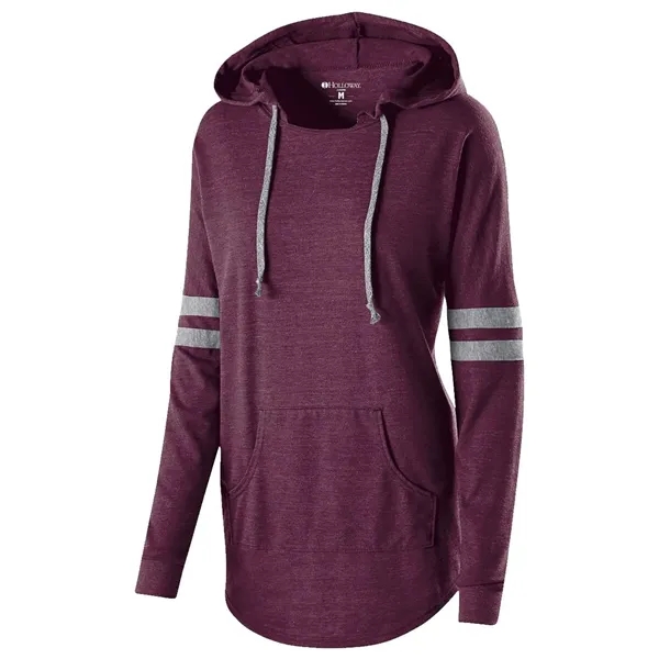Holloway Women's Triblend Hooded Long Sleeve T-Shirt... from ASI 84358 S&S Activewear