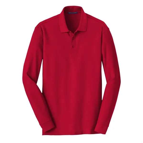 Port Authority® Long Sleeve Core Classic Pique Polo... from ASI 30208 A P Specialties / AP Specialties