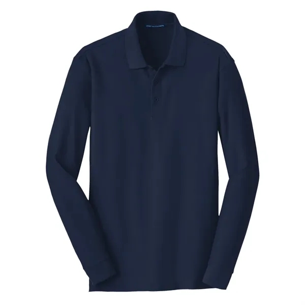 Port Authority® Long Sleeve Core Classic Pique Polo... from ASI 30208 A P Specialties / AP Specialties