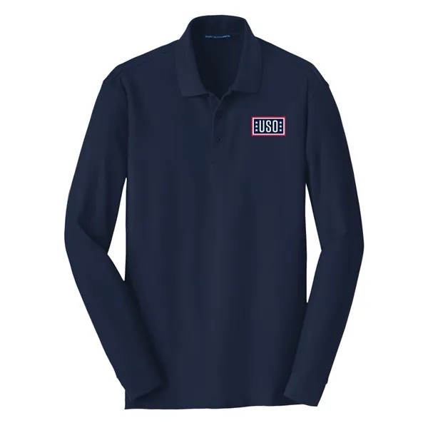 Port Authority® Long Sleeve Core Classic Pique Polo... from ASI 30208 A P Specialties / AP Specialties