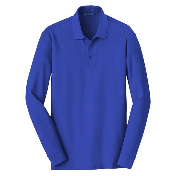Port Authority® Long Sleeve Core Classic Pique Polo... from ASI 30208 A P Specialties / AP Specialties