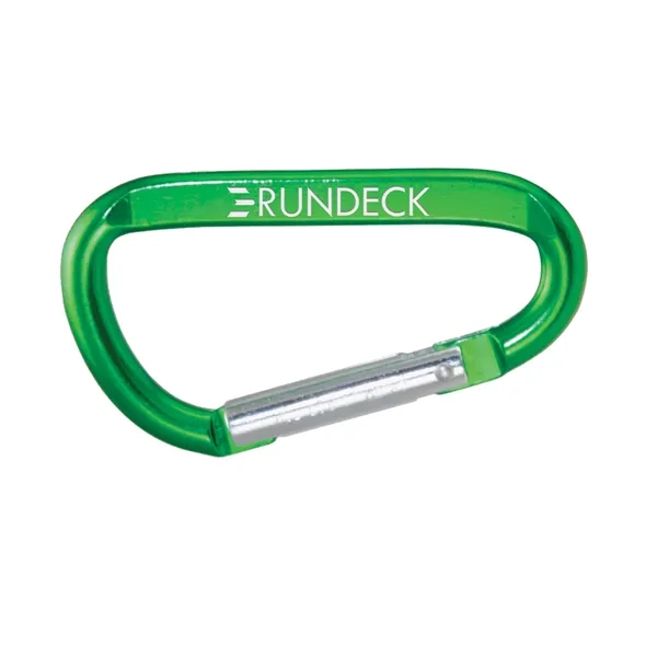 Carabiner clip with retractable hinge and split key ring.... from ASI 52710 Lincoln Line
