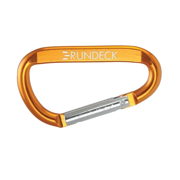 Carabiner clip with retractable hinge and split key ring.... from ASI 52710 Lincoln Line