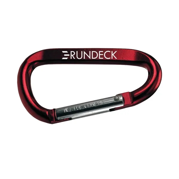 Carabiner clip with retractable hinge and split key ring.... from ASI 52710 Lincoln Line