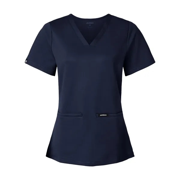 Jaanuu Women's Cesi Ultrasoft Scrub V-Neck Top... from ASI 84358 S&S Activewear