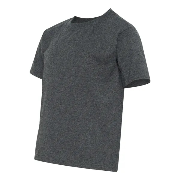 Youth 5.6 oz., 50% cotton / 50% polyester t-shirt. Blank product.... from ASI 84358 S&S Activewear