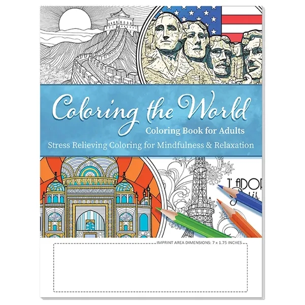 Relax Pack - Coloring the World stress relieving coloring book for... from ASI 45815 Coloring Book Solutions / Coloring Book Solutions™ LivRite