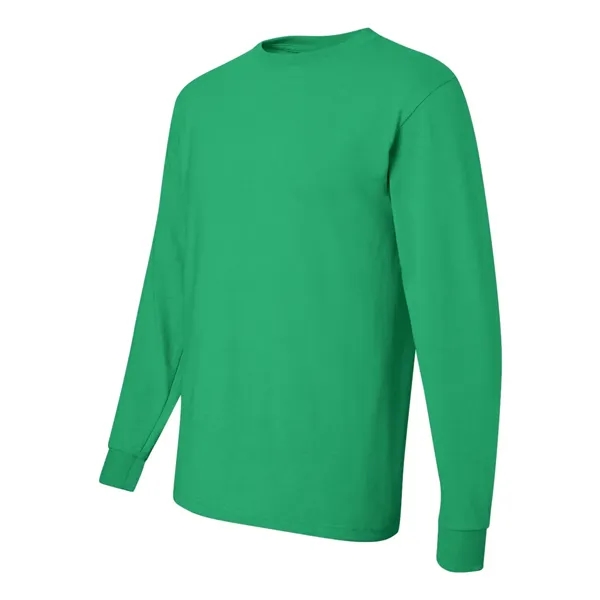 Adult long sleeve 5.6 oz. 50% cotton / 50% polyester t-shirt.... from ASI 84358 S&S Activewear