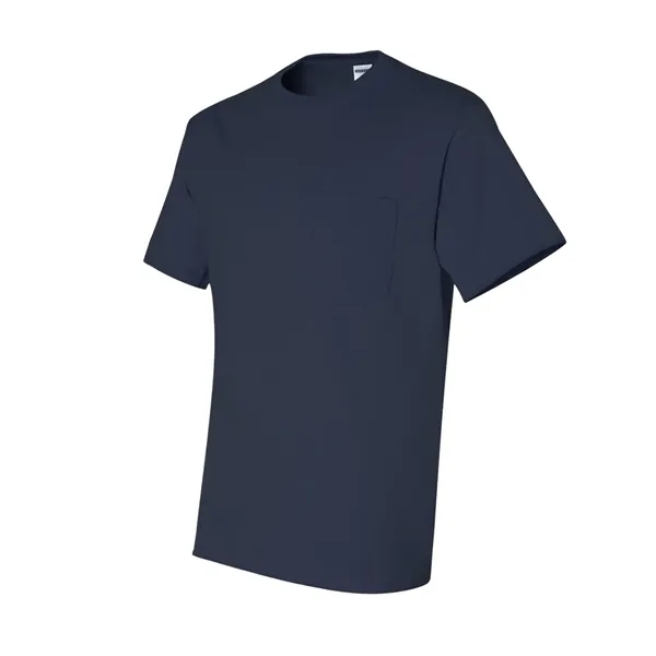 Adult heavyweight blend 5.6 oz., t-shirt with a left chest pocket.... from ASI 84358 S&S Activewear