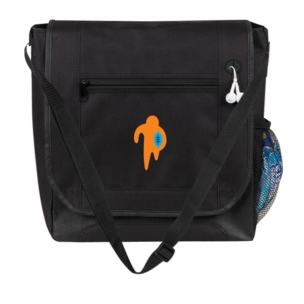 Non woven polypropylene messenger bag.... from ASI 40544 Binaco / Binaline