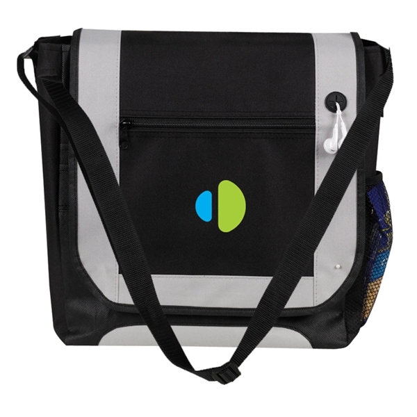 Non woven polypropylene messenger bag.... from ASI 40544 Binaco / Binaline